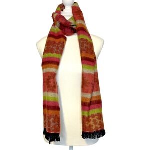 Softer Than Cashmere D&Y Scarf Colorful Aztec Southwestern Pattern‎  12" x 70"